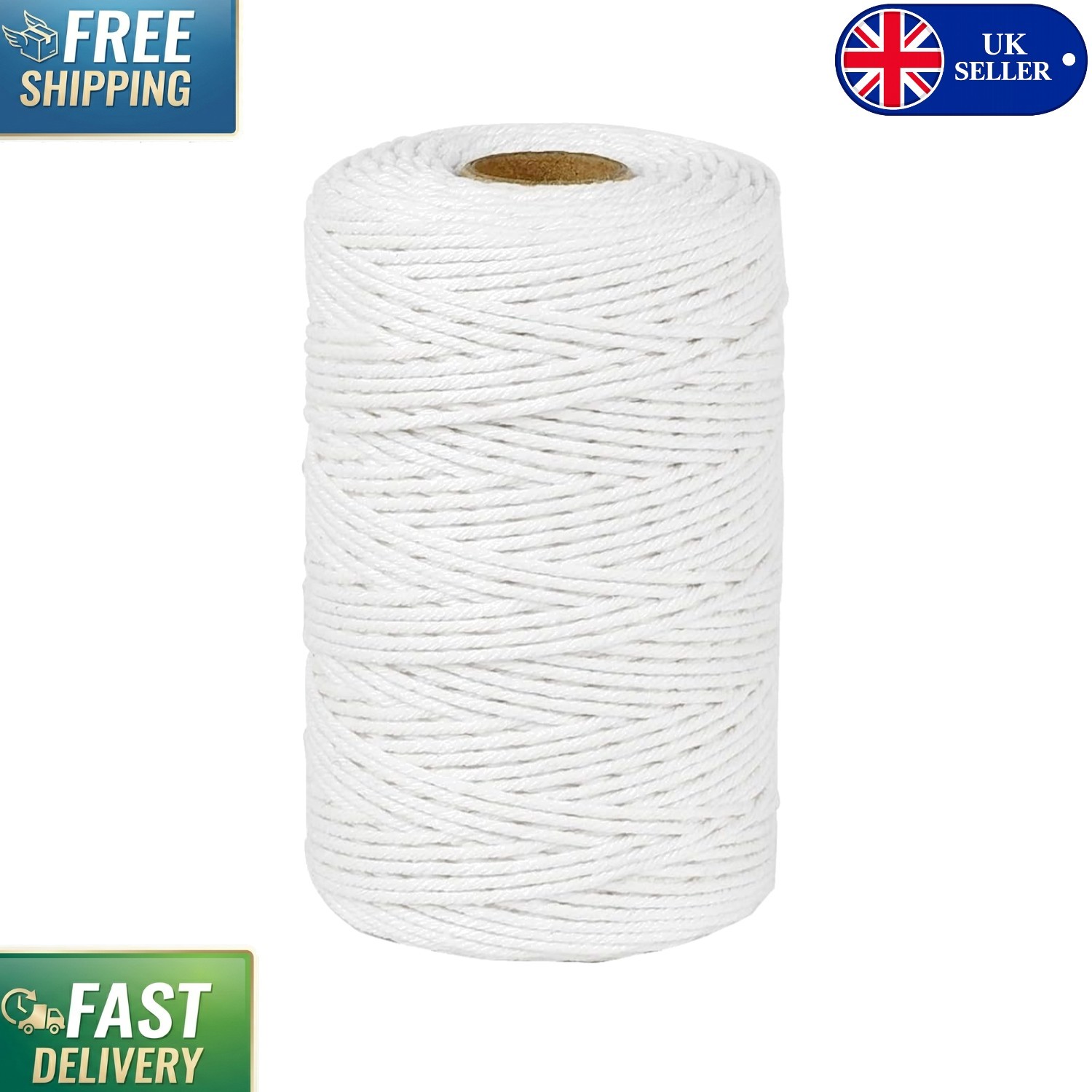 Durable 500 Feet Cotton Twine String - Food Safe & Perfect for Crafts & Cooking