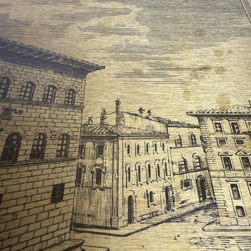 Antinori Scatola Vino Legno Marrone Vintage Palazzo Firenze Incisa Coda di Dove 2 Bottiglie - Foto 8 di 23