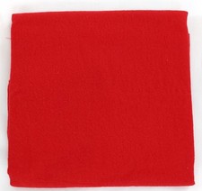 19.5" x 29.5" - Red Cotton Flannel Fabric Scrap - New/Unused
