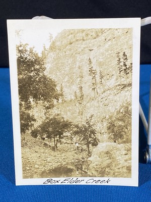 Box Elder Creek Colorado VTG 1931 Snapshot Photo Lt#7