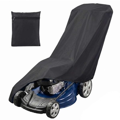 Waterproof Lawn Mower Cover Heavy Duty UV Protector for Push Mower Universal Fit