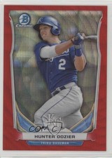 2014 Bowman Draft Red Wave Refractor 22/25 Hunter Dozier #CTP-46 fm0