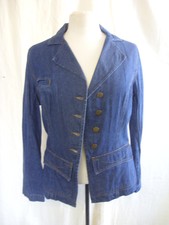 Ladies Jacket - Metrostyle, Size 10, Indigo Blue, Stylish, Casual, Nice - 7513