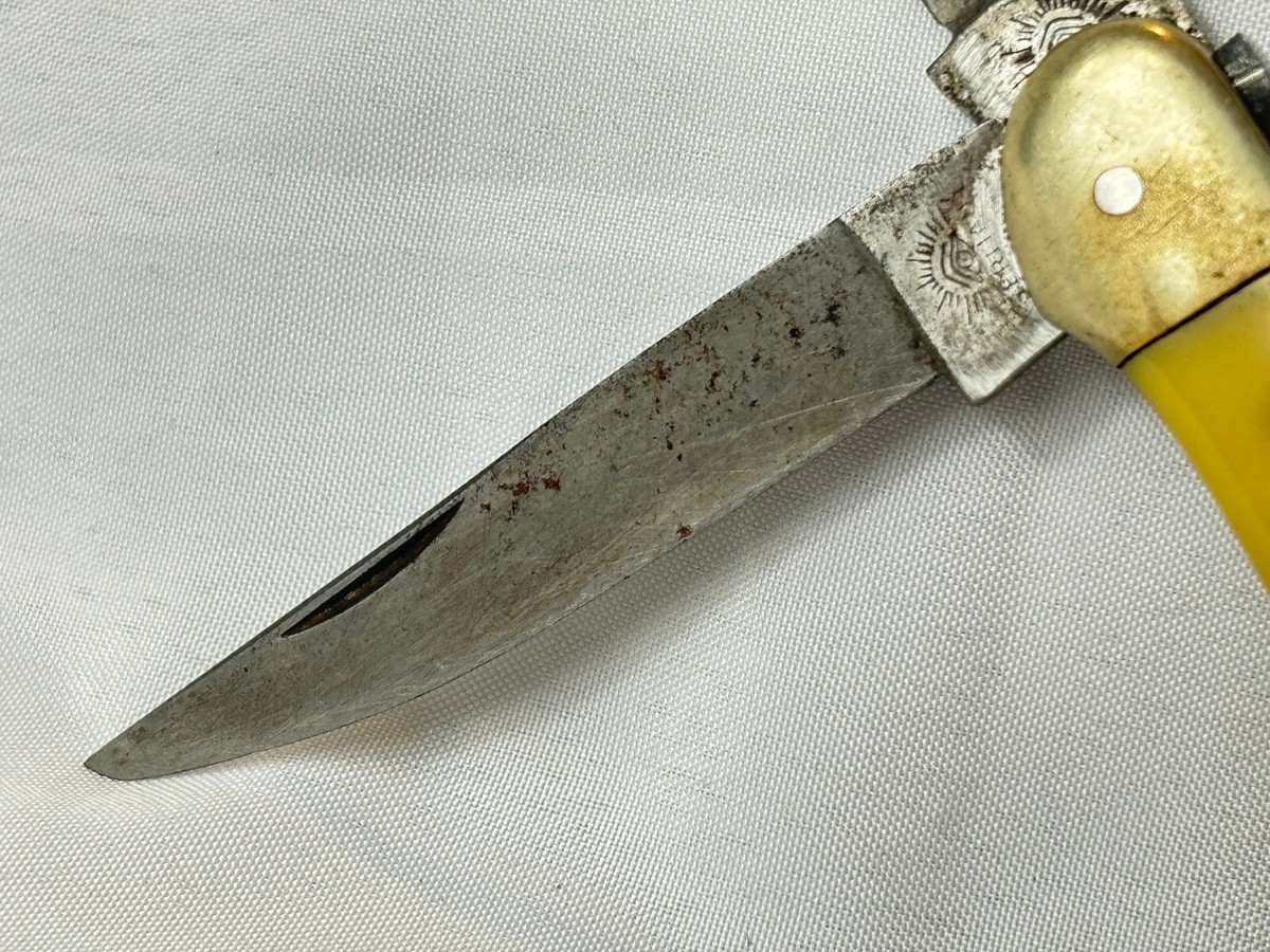 Vtg German Eye Knife Carl Schlieper Eye Brand Two Folding Blade