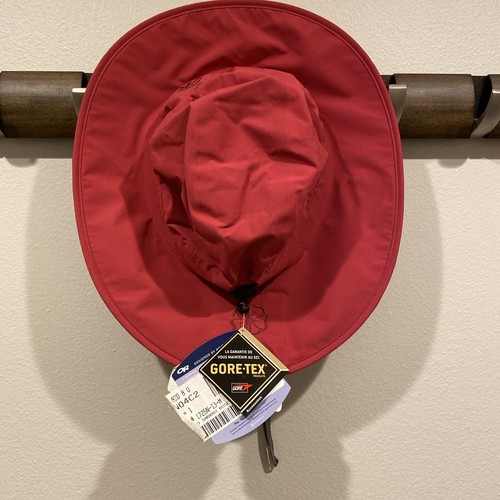 NWT Outdoor Research Goretex Hat Misto Sombrero Women’s Medium Red Rose - Picture 2 of 10