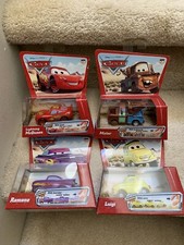Disney Pixar Cars Pullback Mcqueen, Mater, Luigi, Ramone NONMINT