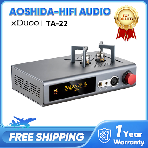 XDUOO TA-22 DAC &Tube Balance Headphone Amplifier ES9038Q2M*2 USB DSD256 DAC Amp