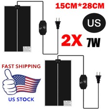 2x 7W 15 28CM Pet Reptile Heater Under Tank Heating Pad Aquarium Lizard Mats NEW