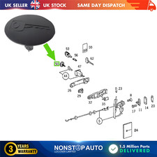 Door Lock Barrel Key Hole Plug Dust Cover Trim For MERCEDES A2107660056