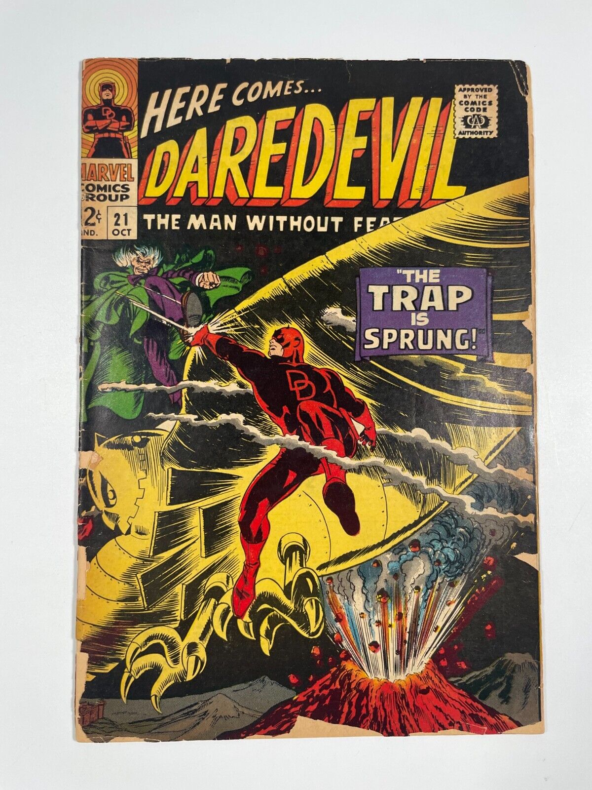 Daredevil #21 - 1966 - Low Grade - Stan Lee