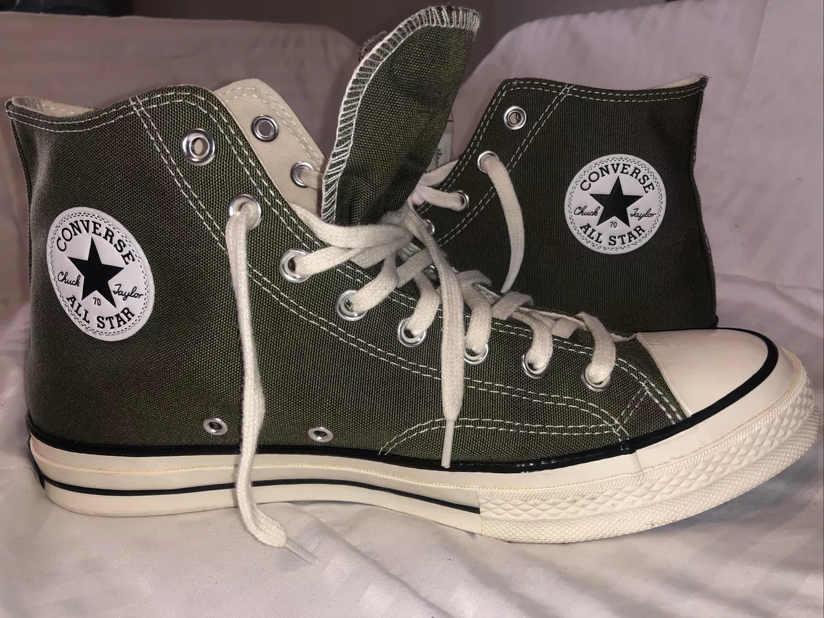 Size 11 Men 13 Woman Converse Chuck 70 High Top Utility Egret BlackA00754C