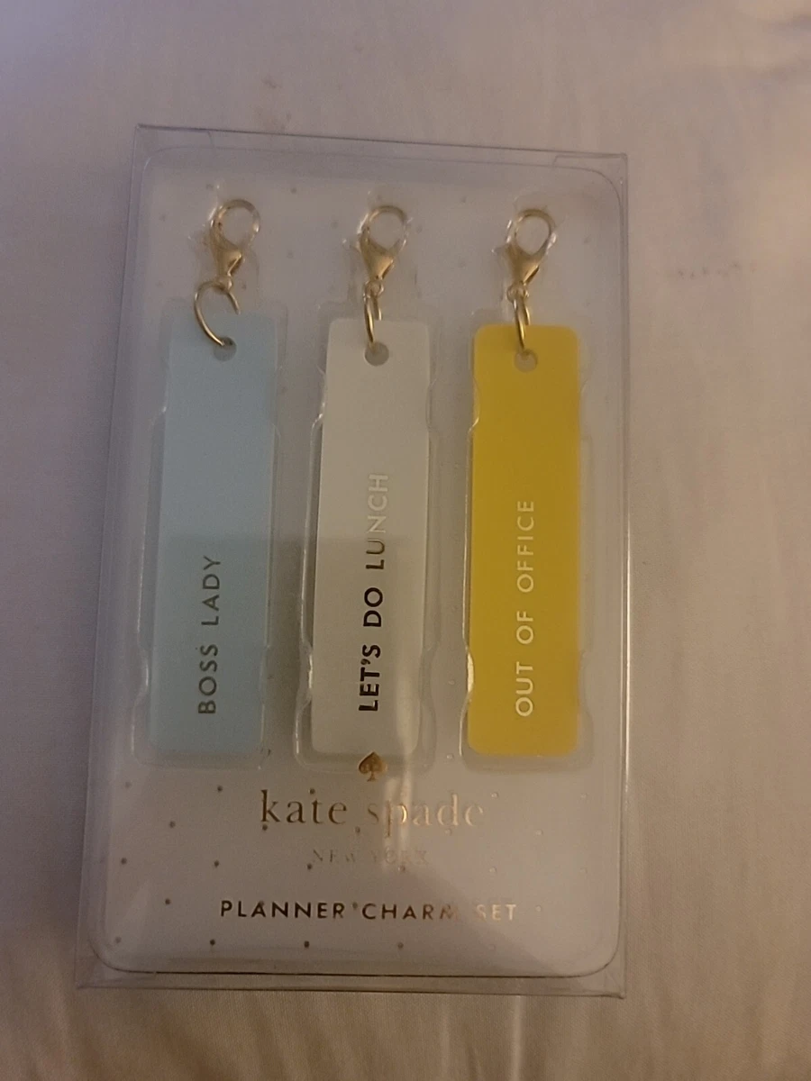 Kate spade planner charms clearance