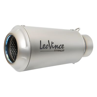 Endschalldämpfer LeoVince Auspuffanlage LV-10 Titanium Ø 60mm 160mm rechts