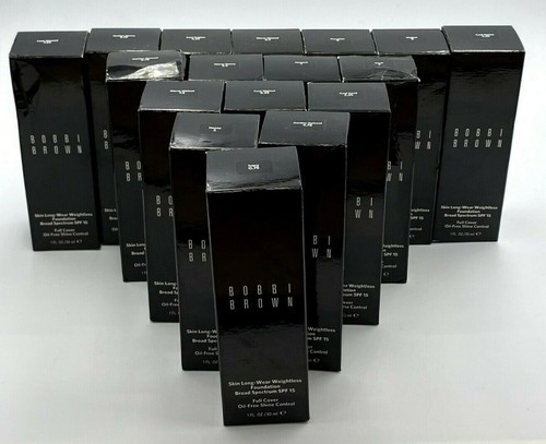 BOBBI BROWN Skin Long Wear Weightless Foundation SPF 15 1 oz NIB + FREE SHIP - Picture 2 of 51