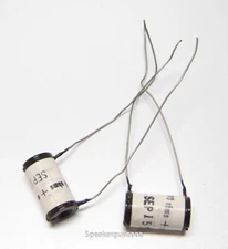 2 NOS ELCO Non-Inductive Wire-Wound Resistors / 65K Ohm .1% -- RM1