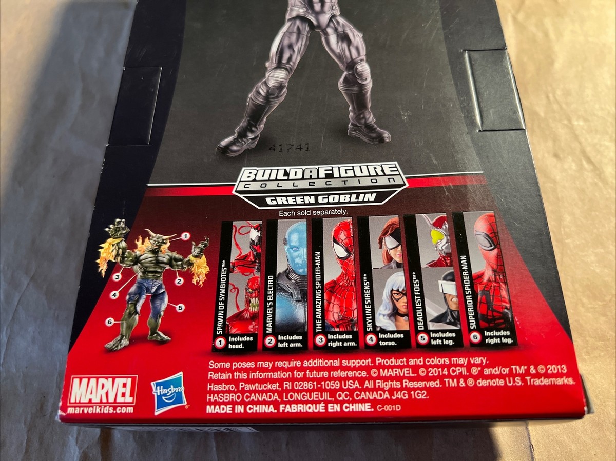 マーベルレジェンド　エレクトロ Marvel Legends Electro Ultimate Green Goblin BAF Wave 2014