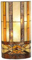 Tiffany Wandlampe Lampe Ca. 20*11*36 Cm E14/Max 2*40W Clayre & Eef 5LL-9286