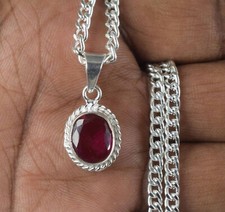 Natural Padparadscha Pink Sapphire 6.55 Ct/11 mm Oval Gemstone Certified Pendant