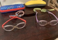 2 Pairs For Price-Kids by SAFILO Eyeglasses frames SA-0001 36/14 With Strap-USED
