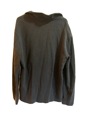 Ralph Lauren Blue Label Mens Dark Gray Pullover Quarter Zip 100
