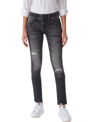 LTB Damen Jeans MOLLY M Super Slim Fit - Grau - Sienne Wash W24-W34 Stretch