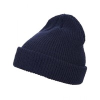 Long Knit Beanie Uni/One Size Navyblau