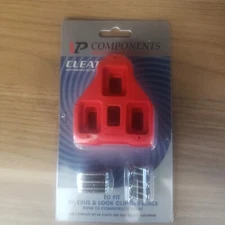 VP Components ARC1 9° Degree Cycling Cleats Red New in Package Exus Look Pedals