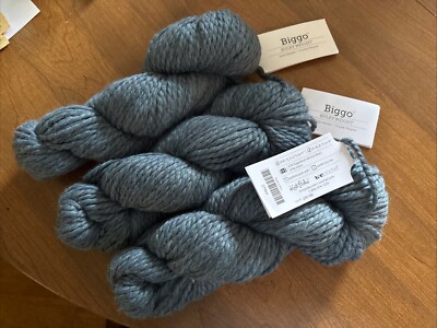 Lot of 3 Skeins Knit Picks BIGGO Yarn Icicle Heather Merino #27964 @110 Yd NEW
