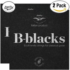 2-PACK Aquila 180U B-blacks Soprano and Concert Ukulele Strings High G AQ-BB-SC