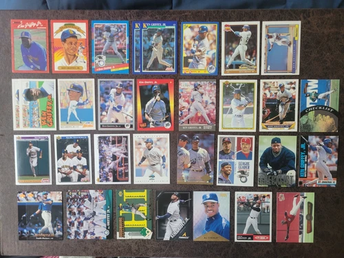 1990-2000s Baseball Ken Griffey Jr. 34-card lot - Seattle Mariners Legend