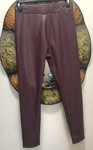 NWT Wine Faux Leather Collection By CI 