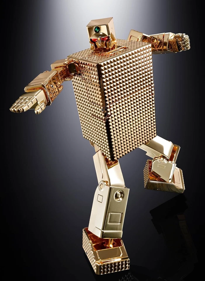 BANDAI SOUL OF CHOGOKIN GX-32SP GOLD LIGHTAN CHOGOKIN 50th Ver. 130mm - Image 3 of 4