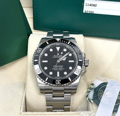 ROLEX SUBMARINER NO DATE 114060 FULL SET 2017