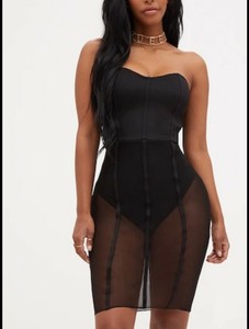 black bodycon dress pretty little thing melrose black bodycon dress pretty little thing melrose