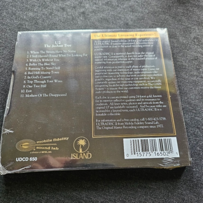U2/ザ・ヨシュア・トゥリー［MFSL ゴールドディスク］輸入盤国内仕様 New U2 THE JOSHUA TREE MFSL GOLD CD FACTORY SEALED Mobile Fidelity