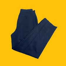 GUESS Country Club Mens Size 34x32 Golf Pants Navy Blue Pleated Made In The USA