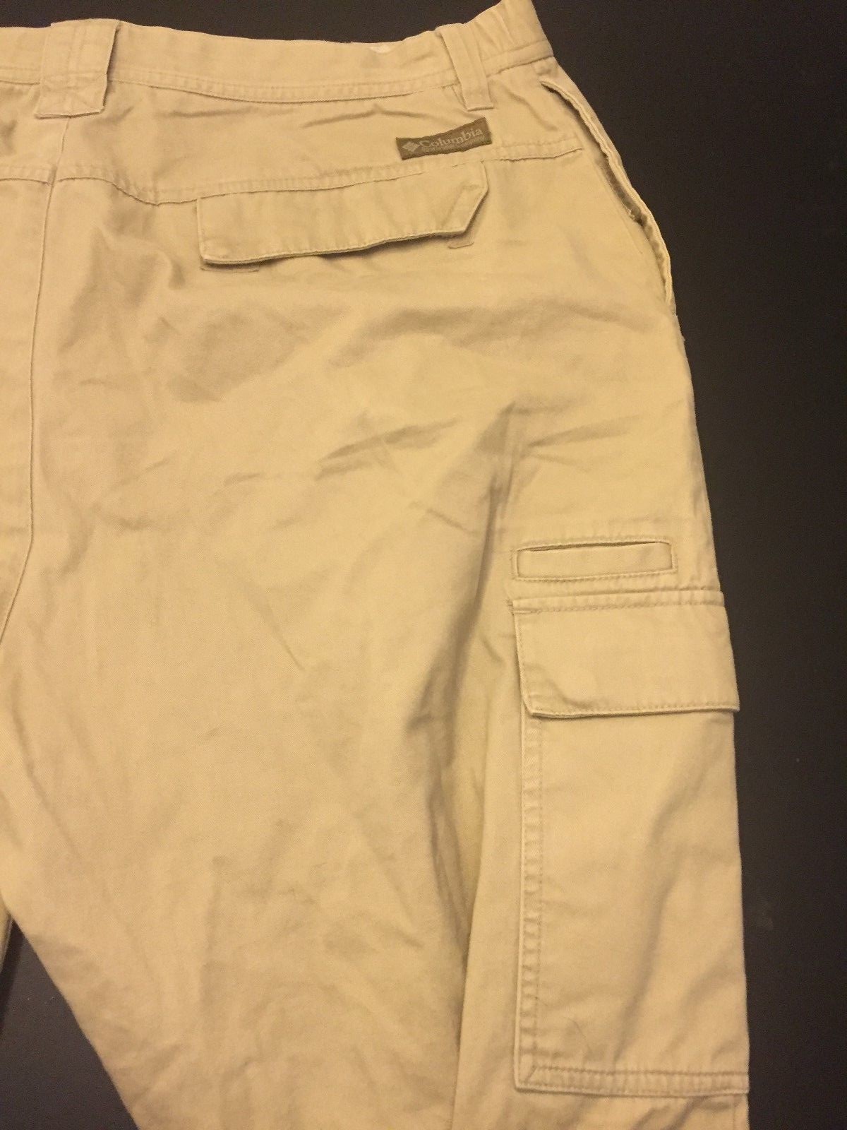 Columbia Khaki Pants 2XT used / Big and Tall / 36" inseam! Vintage? 2004 product