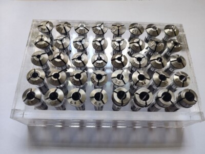 40pcs Spring Collets Collet fits 8.0mm Watchmaker Lathe New | eBay