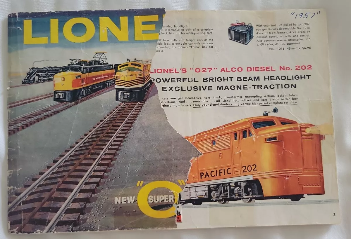 1957 LIONEL TRAINS CONSUMER CATALOG eBay