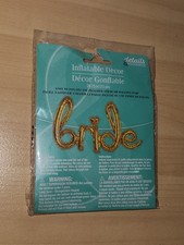 New Gold Foil Bridal Wedding Bachelorette Bride inflatable balloon Decor