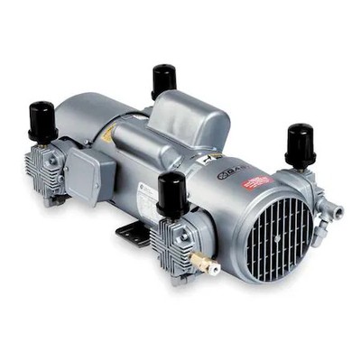 Gast 8Hdm-251-M853 Piston Air Compressor/Vacuum Pump, 2Hp