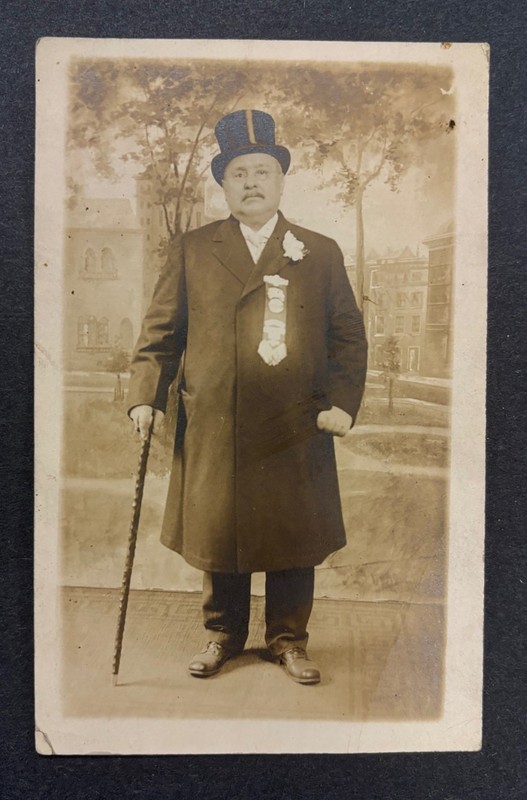 Vintage photo postcard early 1900s Owl Studio Harrisburg PA