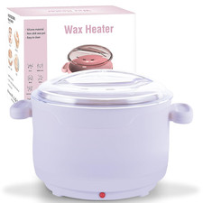 Portable Electric Wax Warmer for Hair Removal, 16.9Oz, Fast Heating, Purple