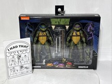 TMNT NECA 2-Pack Leonardo Donatello Walmart Exclusive Ninja Turtles Figures NIB