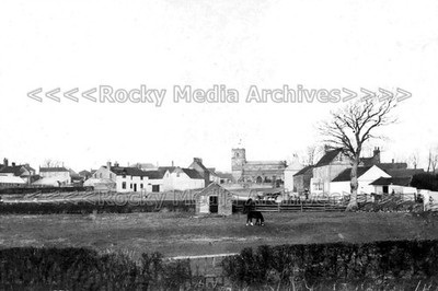 syy-84 General View, Bempton Village, Yorkshire. Foto