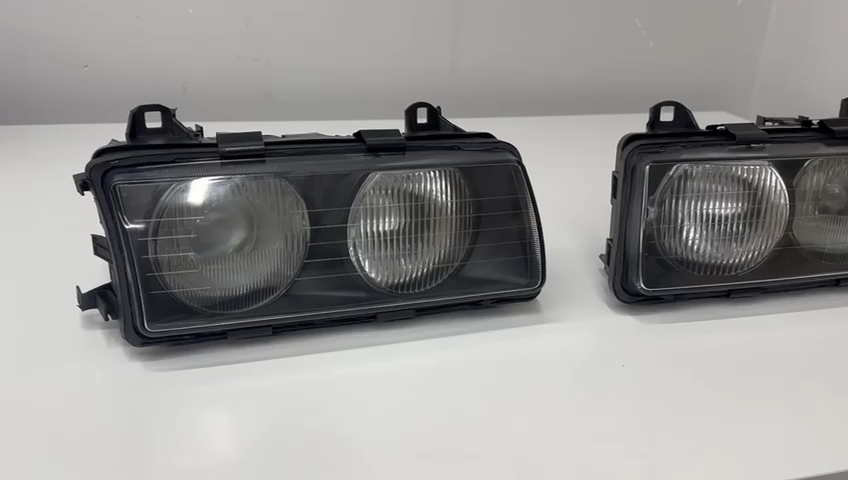 HEADLIGHT SET ZKW TYPE LEFT RIGHT FOR BMW E36 1991-1994 OEM