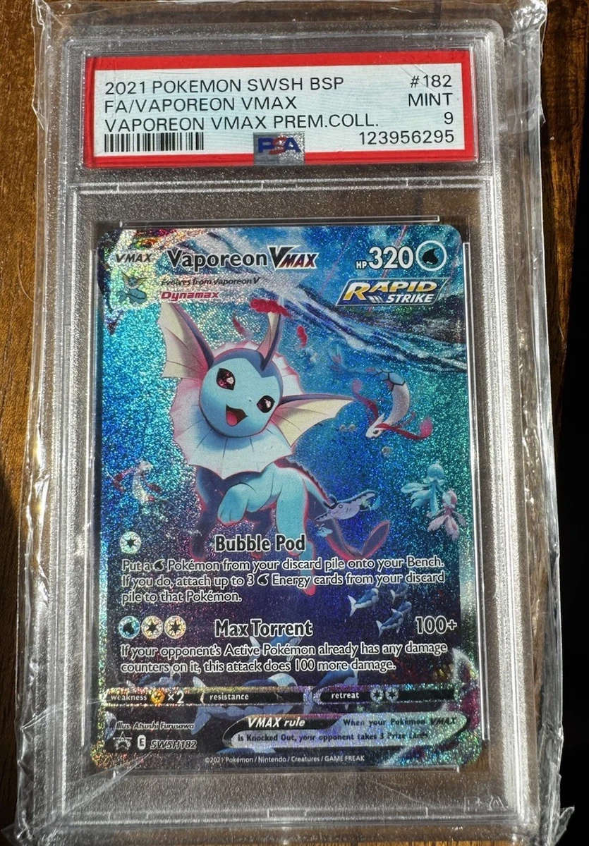 Vaporeon VMAX SWSH182 SWSH: Sword & Shield Promo Cards for sale | eBay