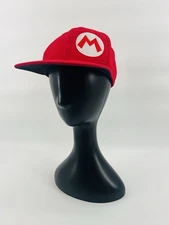 Super Mario Nintendo Red Cap Hat Snapback Adjustable Snapback Embroidered M 14+