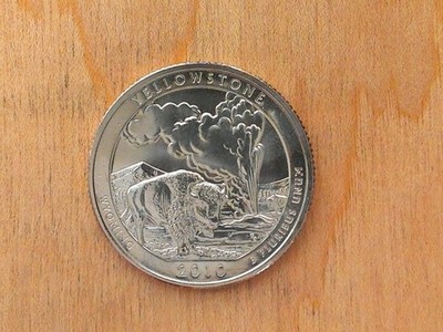 2010 P ATB Yellowstone Quarter Uncirculated B.U. Actual Coin # 2