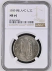 Ireland - 1959 - Half Crown - KM.16a - MS 66